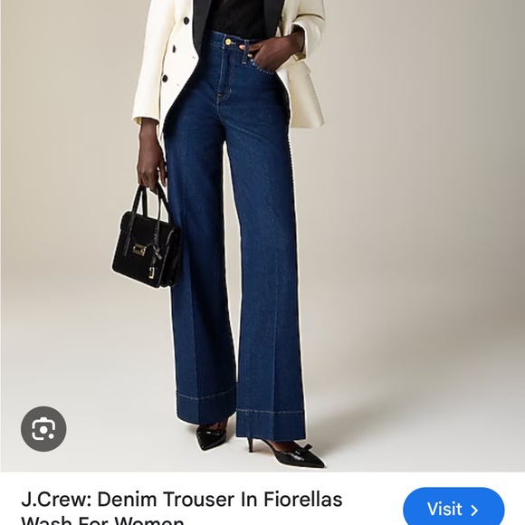 J.Crew Denim Trouser in Fiorellas Wash - Picture 4 of 7